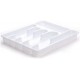 Organizador de Cubiertos Rubbermaid 6 compartim. Blanco