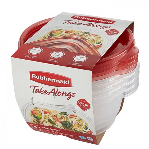 Envases Rubbermaid TakeAlongs 7F52 Redondos 760ml 4u