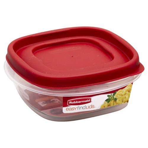 Envase Rubbermaid EasyFindLids 7J59 Cuadrado 296ml