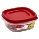 Envase Rubbermaid EasyFindLids 7J59 Cuadrado 296ml