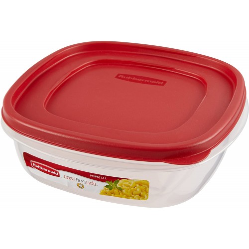 Envase Rubbermaid EasyFindLids 7J71 Cuadrado 2,1L