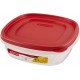 Envase Rubbermaid EasyFindLids 7J71 Cuadrado 2,1L