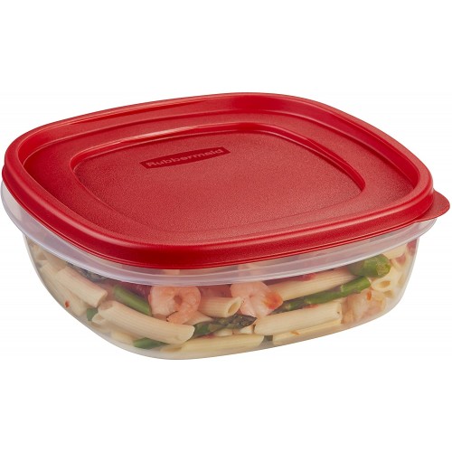 Envase Rubbermaid EasyFindLids 7J71 Cuadrado 2,1L