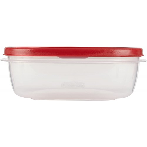 Envase Rubbermaid EasyFindLids 7J71 Cuadrado 2,1L