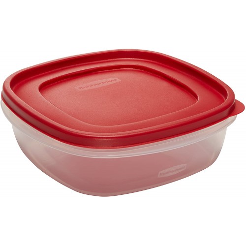 Envase Rubbermaid EasyFindLids 7J71 Cuadrado 2,1L