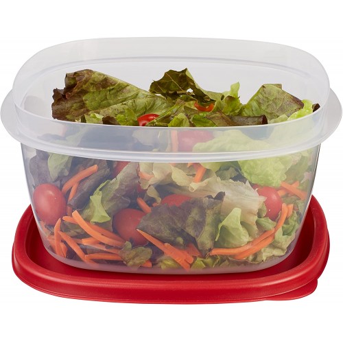 Envase Rubbermaid EasyFindLids 7J72 Cuadrado 3,3L