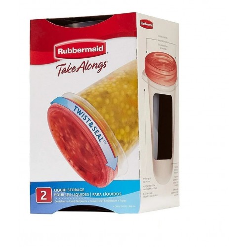 Envases para Liquidos Rubbermaid Twist&Seal 946ml 2u