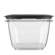 Envase Cuadrado Rubbermaid Premier 1,7L Negro