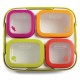 Envases Rectangulares Rubbermaid Fasten & Go 5pzs 