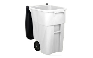 Basurero Rubbermaid Brute Tapa y Ruedas 189L Blanco Basurero Rubbermaid Brute Tapa y Ruedas 189L Blanco