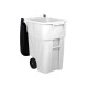 Basurero Rubbermaid Brute Tapa y Ruedas 189L Blanco