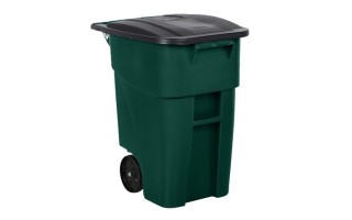 Basurero Rubbermaid Brute Tapa y Ruedas 189L Verde Basurero Rubbermaid Brute Tapa y Ruedas 189L Verde