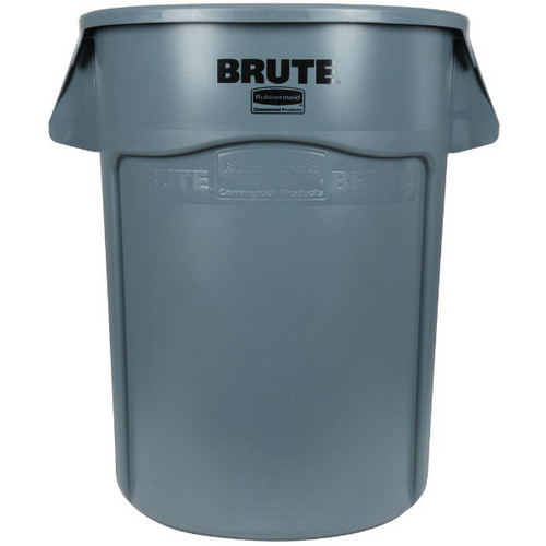 Basurero Plastico Rubbermaid Brute 44gal (166L) S/T Gris