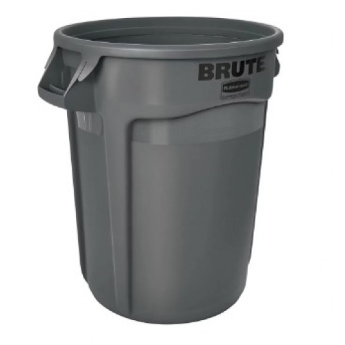 Basurero Plastico Rubbermaid Brute 32gal (121L) S/T Gris