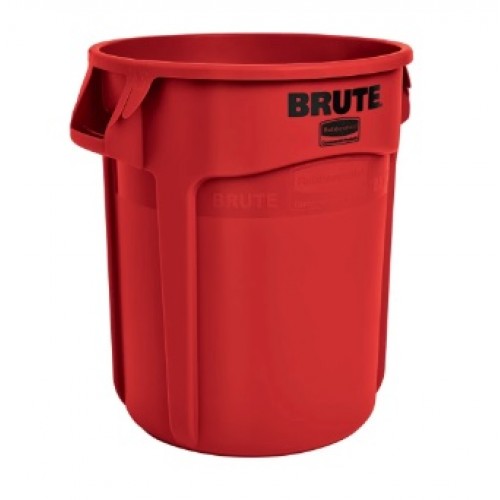 Basurero Plastico Rubbermaid Brute 10gal (37L) S/T Rojo