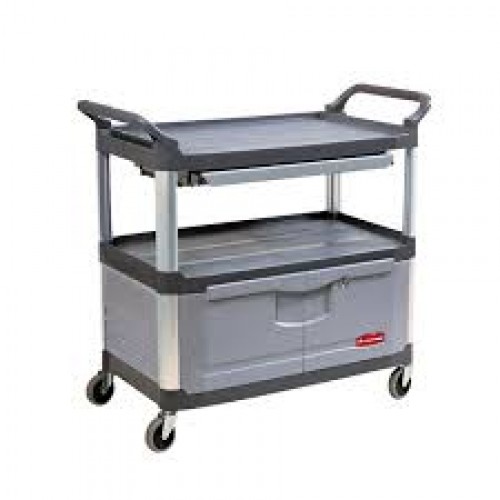 Carro de Servicios Rubbermaid c/ Puertas y Cerraduras