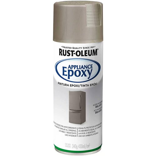 Pintura Aerosol Rust-Oleum Appliance Epoxy Plateado