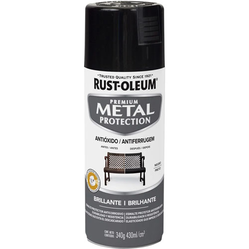 Anticorrosivo en Aerosol Rust-Oleum Metal Protection Negro