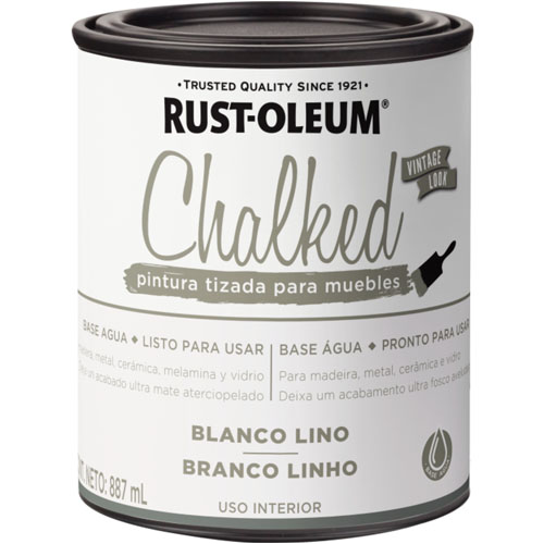 Pintura Rust-Oleum Chalked 311320 Tiza Blanco 887ml