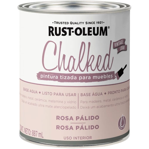 Pintura Rust-Oleum Chalked Tiza Rosa Pálido 887ml