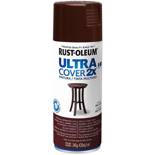 Pintura en Aerosol Rust-Oleum Ultra Cover 2X Marrón