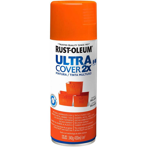 Pintura en Aerosol Rust-Oleum Ultra Cover 2X Naranja