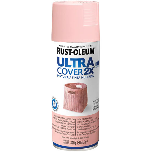 Pintura en Aerosol Rust-Oleum Ultra Cover 2X Rosa Claro