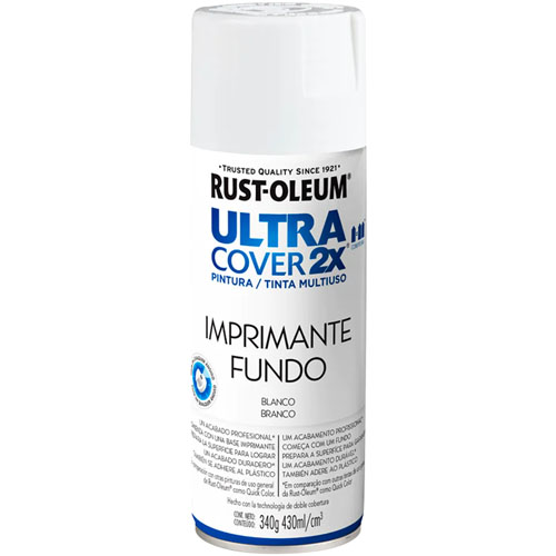 Imprimante en Aerosol Rust-Oleum Ultra Cover 2X Blanco