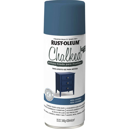 Pintura en Aerosol Rust-Oleum Chalked 335350 Tiza Azul