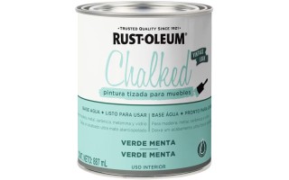 Pintura Rust-Oleum Chalked Tiza Verde Menta 887ml Pintura Rust-Oleum Chalked Tiza Verde Menta 887ml