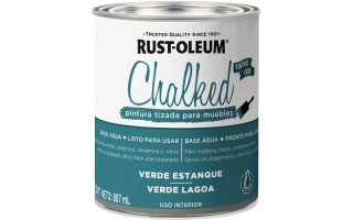 Pintura Rust-Oleum Chalked Tiza Verde Petróleo 887ml Pintura Rust-Oleum Chalked Tiza Verde Petróleo 887ml