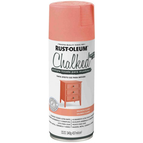 Pintura en Aerosol Rust-Oleum Chalked Tiza Salmon