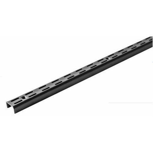 Riel para Mensula Doble SC Metalurgica 406 2m Negro x2u