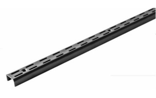 Riel p/ Mensula Doble SC 406 0,5m Negro x2u Riel p/ Mensula Doble SC 406 0,5m Negro x2u