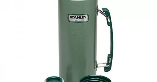 Stanley Botella de vacío clásica 1L Hammertone Verde