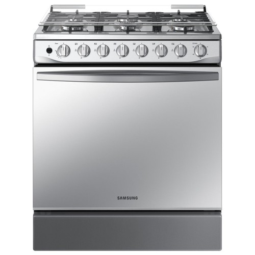 Cocina a Gas Samsung NX52A5412CS 6 Hornallas Plateado