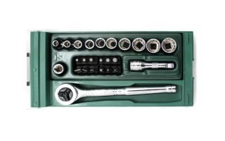 Llaves Tubo Sata 09206 enc.1/4" 25pzs 4-13mm