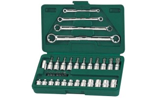 Puntas Torx y Torx Hembra Sata 09010 enc.3/8" 35pzs Puntas Torx y Torx Hembra Sata 09010 enc.3/8" 35pzs