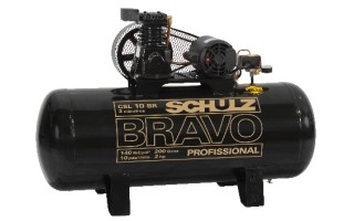 Compresor de Aire Schulz Bravo CSL10BR 200L 140psi 2HP Compresor de Aire Schulz Bravo CSL10BR 200L 140psi 2HP