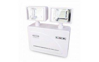Luminaria LED Segurimax 24777 3000lm 2 Faros