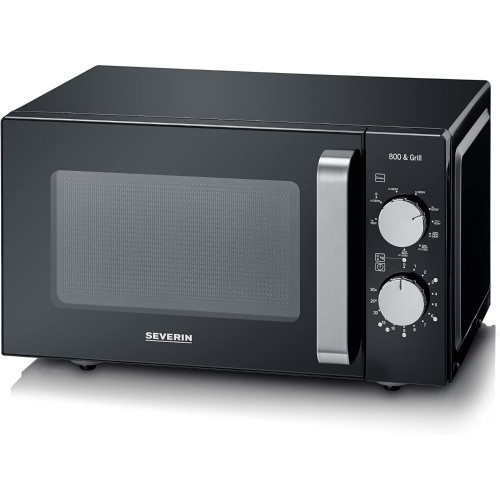 Microondas Severin MW 7762 con Grill 20L 1000W Negro