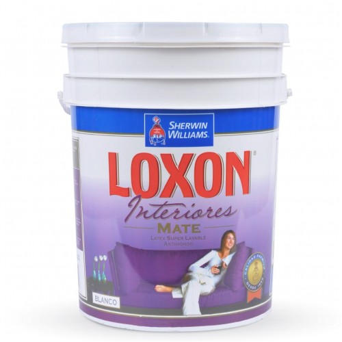 Pintura Sherwin Williams Loxon Interior Mate Blanco 20L