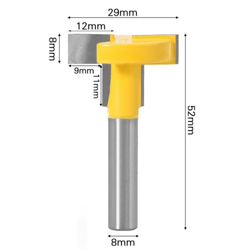 Fresa de Ranura en T 31873 5/16'' 29mm Fresa de Ranura en T 31873 5/16'' 29mm