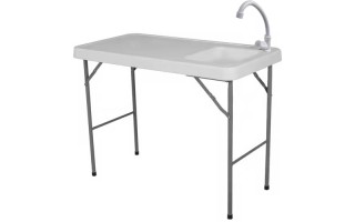 Pileta Lavamanos con Mesa Portatil de Plastico 116x60cm Pileta Lavamanos con Mesa Portatil de Plastico 116x60cm