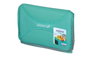 Bolso Termico Sistema To Go 28x18x18cm Verde Agua Bolso Termico Sistema To Go 28x18x18cm Verde Agua