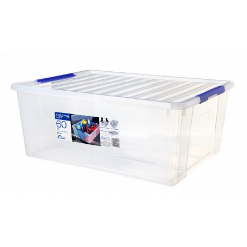 Contenedor Organizador Sistema Storage 60L 65x50x26cm