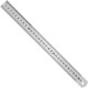 Regla Solmax 113414 Acero Inox. [mm] y [pulg] 30cm