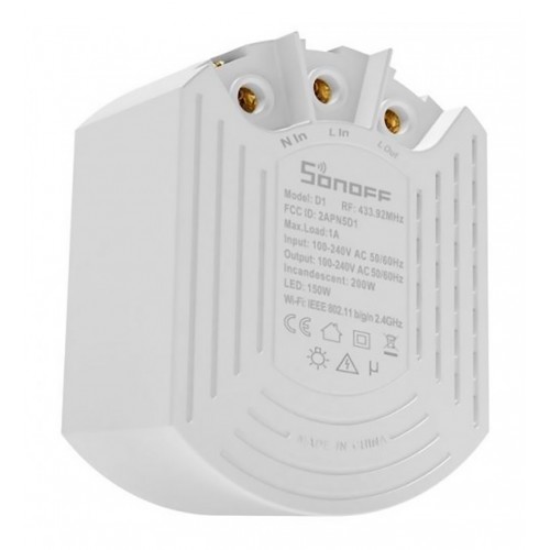 Controlador de Luz Inteligente Sonoff D1 Smart Dimmer