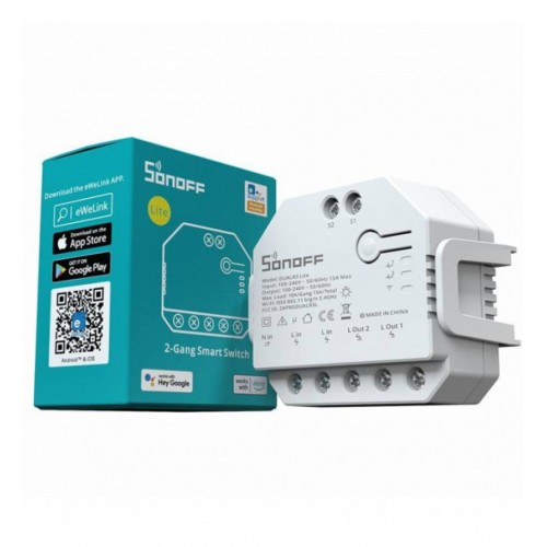 Interruptor Inteligente WiFi Sonoff DUALR3 15A