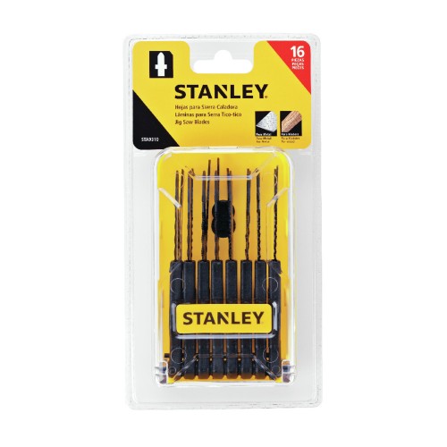 Hojas de Sierra Caladora Stanley STA9310 16pzs + Estuche